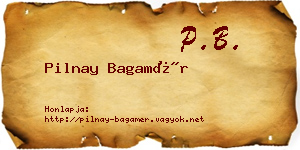Pilnay Bagamér névjegykártya